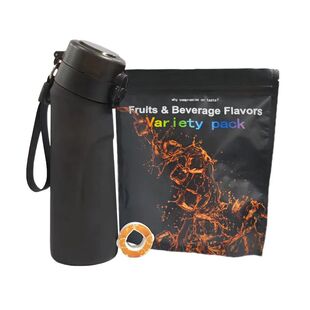 Water Bottle Straw 750ml Drinking Set Air Sports Starter