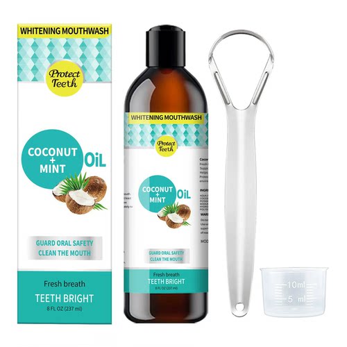 Coconut Oil Pulling with 7 Essential Oils Vitamin D E K2 Fre