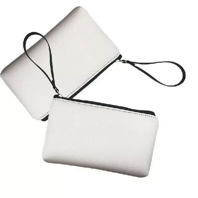 Sublimation Blank Neoprene Strap Pouch Cosmetic Makeup Bag W