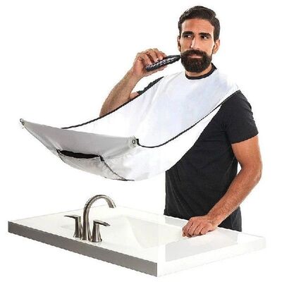 Men's Shaving Apron Beard Collector Easy Bathroom Cleaning H