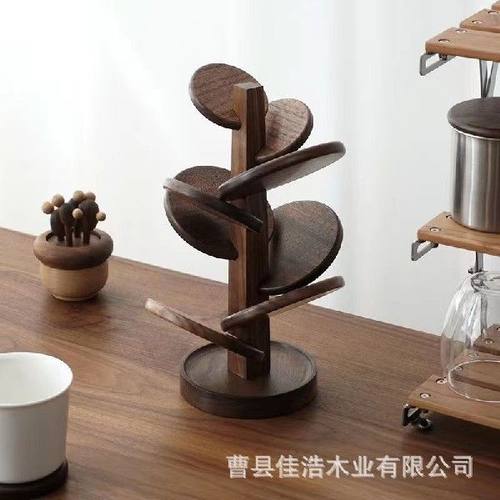 Wooden Christmas Tree Heat Insulation Mat Restaurant Desktop