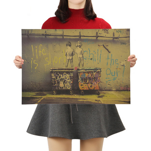 Retro Style Collection Kitchen Decoration Posters Adornment