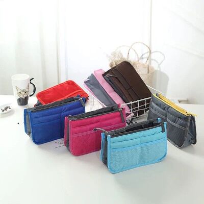 Insert Bag Women Nylon Travel Insert Organizer Handbag Cosme