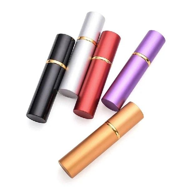 5pcs 10ml Aluminum Perfume Bottle Refillable Travel Perfume