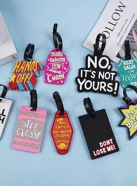 1PC Travel Accessories Luggage Travel Tag Silica Gel Suitcas