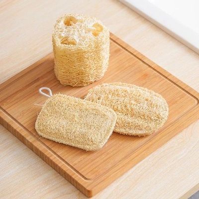 Natural Loofah Dish Sponge - Non-Stick Oil-Free Kitchen Scru