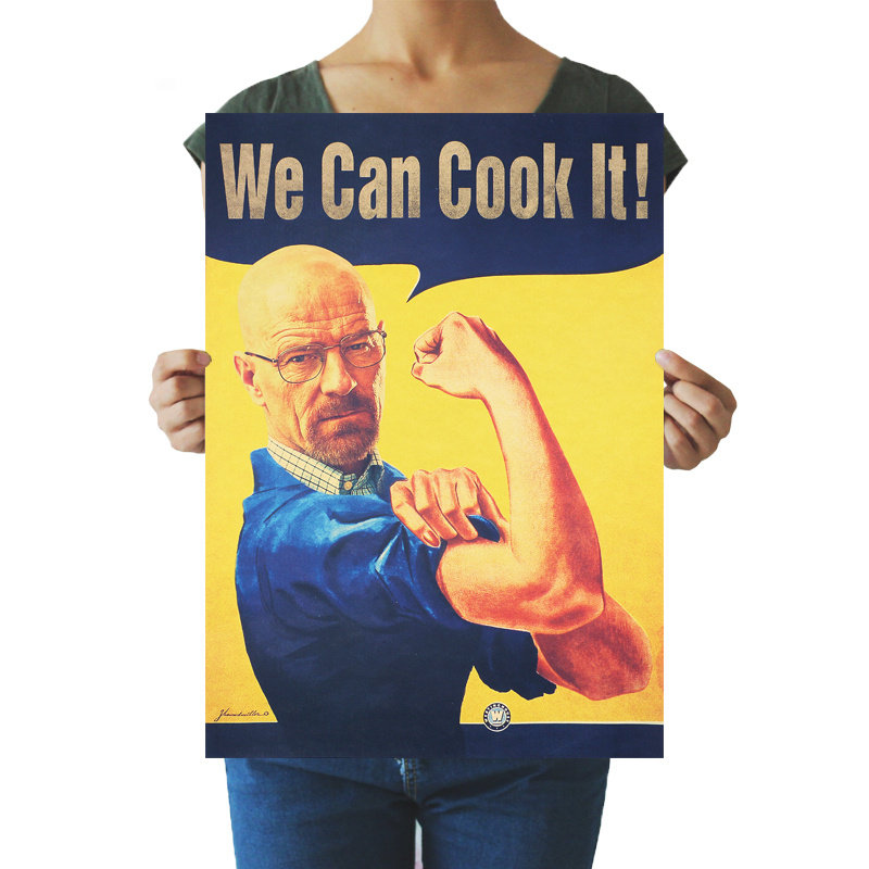 Breaking Bad Vintage Poster We Can Cook It Fun Kraft Paper图片