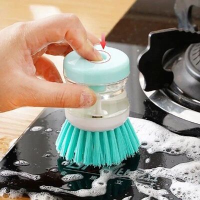 Dish Brush Liquid Pressing Type Kitchen Cleanin Household Cl