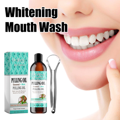 100ml Coconut Mint Mouthwash Oil Protecting Gums Eliminating