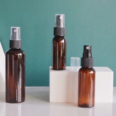 20/30/50/60ml Perfume Spray Bottle Dark Brown Refillable Por