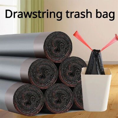 5 Rolls Handheld Closed Thicken Trash Bags Household Disposa
