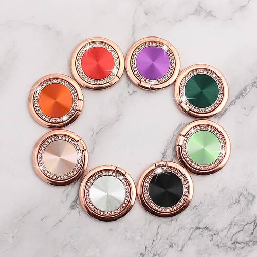Luxury Metal Mobile Phone Socket Holder Universal 360 Degree