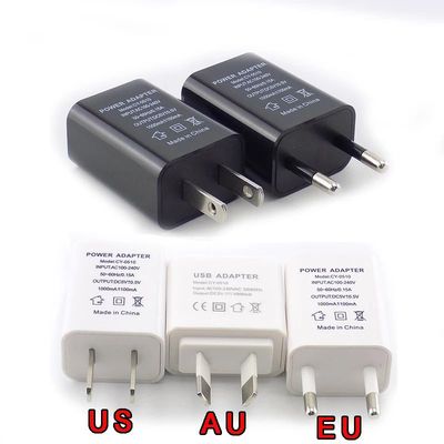 A7 Portable 5V 1A Mini Travel USB Charger Power Supply Adapter Wall Desktop Charger Charging for Pow