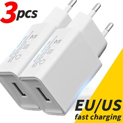 USB Charger 5V 2A Power Adapter Travel Universal Mobile Phone Charger For iPhone Samsung Redmi LG EU