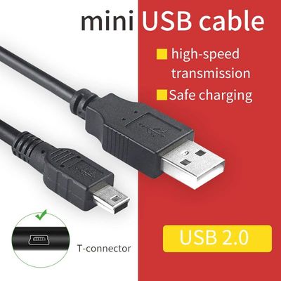 Mini USB Data Cable T-port MP3/4 Camera Driving Recorder Old Man Machine Charging Cable Data Transmi