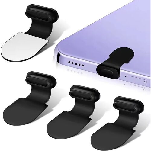 1/4/6Pcs Charging Port Anti-Dust Dirt Plug for iPhone Samsun