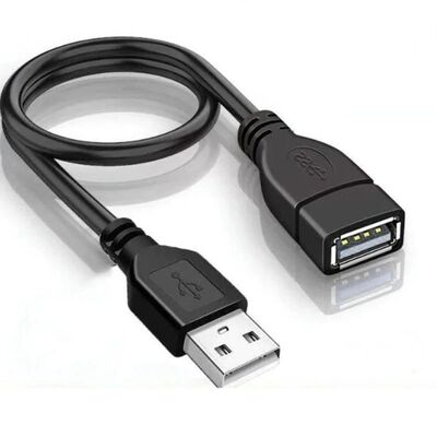 0.5M USB Extension Cale USB A Male to A Female Data Sync Extension Cable Cord USB Cable forPc Laptop