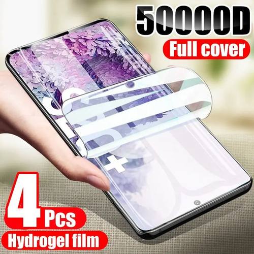 4Pcs Hydrogel Film Screen Protector For Samsung Galaxy S10 S20 S21 S22 Plus S23 Ultra FE Screen Prot