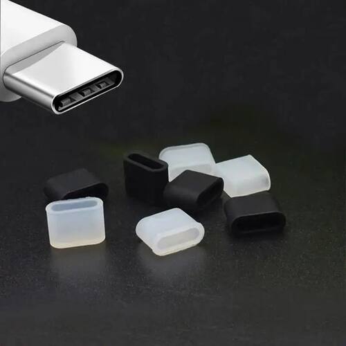 20-Pack Silicone USB-C Dust Plugs - Anti-Dust Protective Cov