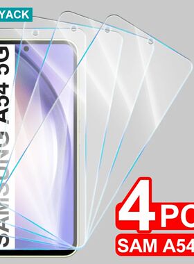 4PCS Screen Protector Tempered Glass For Samsung Galaxy A54 A24 A34 A23 A33 A52 A52S A53 A73 A72 A51