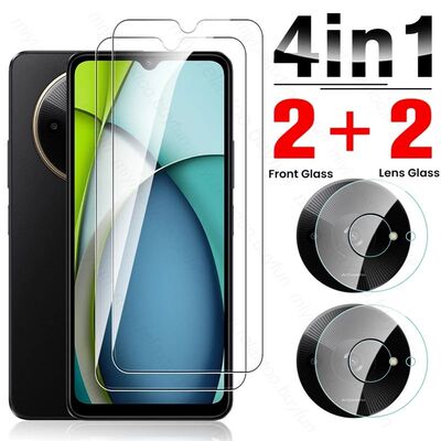 4In1 Camera Lens Screen Protector For Redmi A3x A3 4G Protect Glass Redmy Readmi RedmA3x RedmiA3 4G