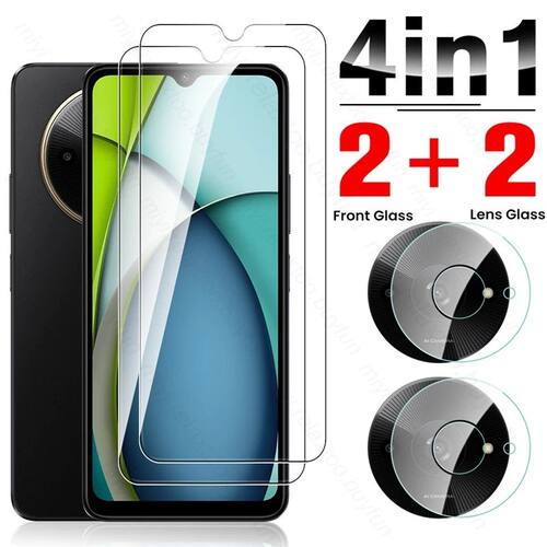 4In1 Camera Lens Screen Protector For Redmi A3x A3 4G Protect Glass Redmy Readmi RedmA3x RedmiA3 4G