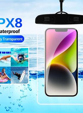 IP68 PVC waterproof phone case swimming water proof bag univ