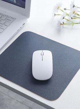 Waterproof PU Leather Mouse Pad Gaming Mouse Pad Simple Soli