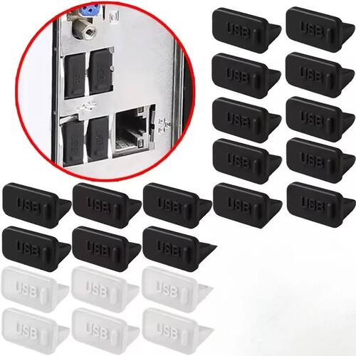 Dust Plug for USB -A Charger Port Cover Cap Female Jack Univ