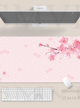 Pink Large Mouse Mat Gaming Mousepad Big Gamer Desk Mat 40x9