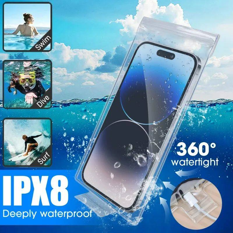 Transparent Waterproof Phone Case Universal Underwater Phone