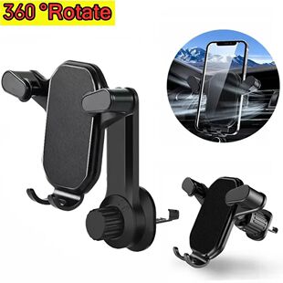New Air Vent Gravity Car Phone Holder Lock Extension Clip Mo