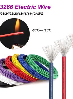2~10m UL3266 PE Irradiated Wire 30AWG ~12AWG Environmentally Friendly Heat Resistant Low-Smoke Halog