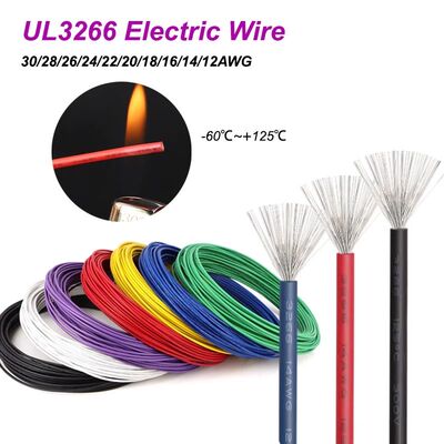 2~10m UL3266 PE Irradiated Wire 30AWG ~12AWG Environmentally Friendly Heat Resistant Low-Smoke Halog