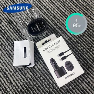45W Original Type C Car Charger USB A 60W Quick Charging PD Phone For Samsung Galaxy S24 S23 S22 Ult