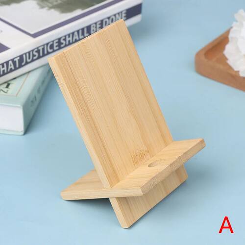 New Wooden Phone Holder Stand Mobile Smartphone Support Tabl