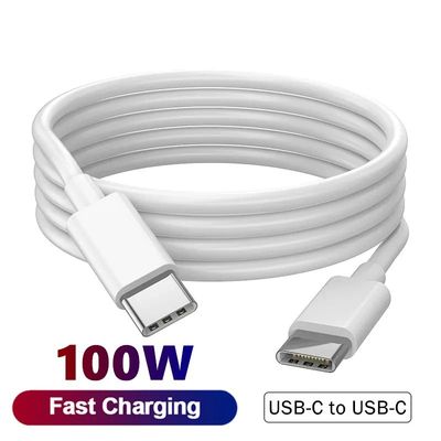 100W USB-C to USB-C Quick Charging PD Cable for iPhone 15 Pro Max iPad Air 5 Macbook Huawei Mate 60