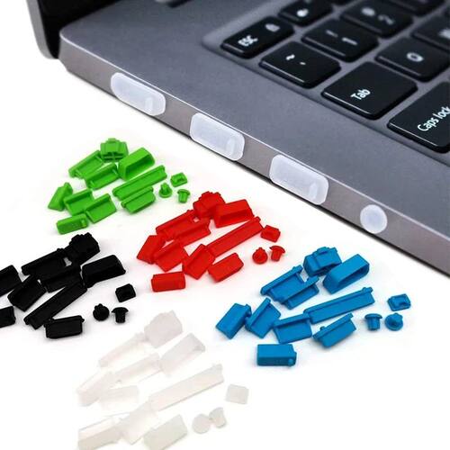 16pcs Universal Silicone Anti Dust Plug Cover Stopper Dust P