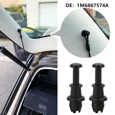 2/4/10PCS Car Boot Lanyard Hook 1M6867574A Fixing Clip Suita