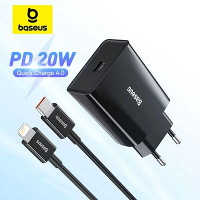 20W Quick Charge QC 3.0 PD USB Type C Quick Charging Charger for iPhone 15 14 13 12 11 X Samsung Pho