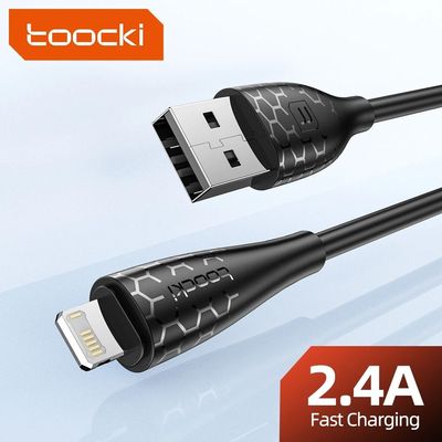 2.4A Quick Charging USB Cable For iPhone 14 13 12 11 Pro Max X XR Xs 8 7 Plus Pad 9 10.2-inch For iP