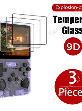 3PCS 9H HD Tempered Glass For Data Frog R36S 3.5Inch DataFrog R36 S Player Games Screen Protector Co