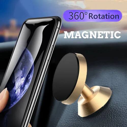 Car Magnetic Phone Holder Auto Dashboard 360° Rotation Cell