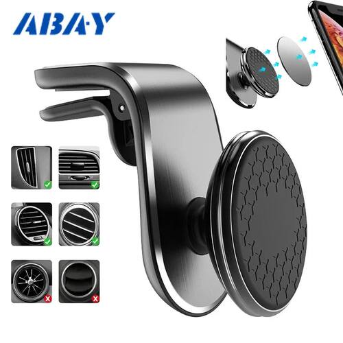 Magnetic Car Phone Holder Stand Air Vent 360° Rotation Car