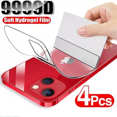 4PCS Hydrogel Film For iPhone 11 12 13 14 15 16 Pro Max Screen Protectors For iPhone 14 15 16 Plus 1