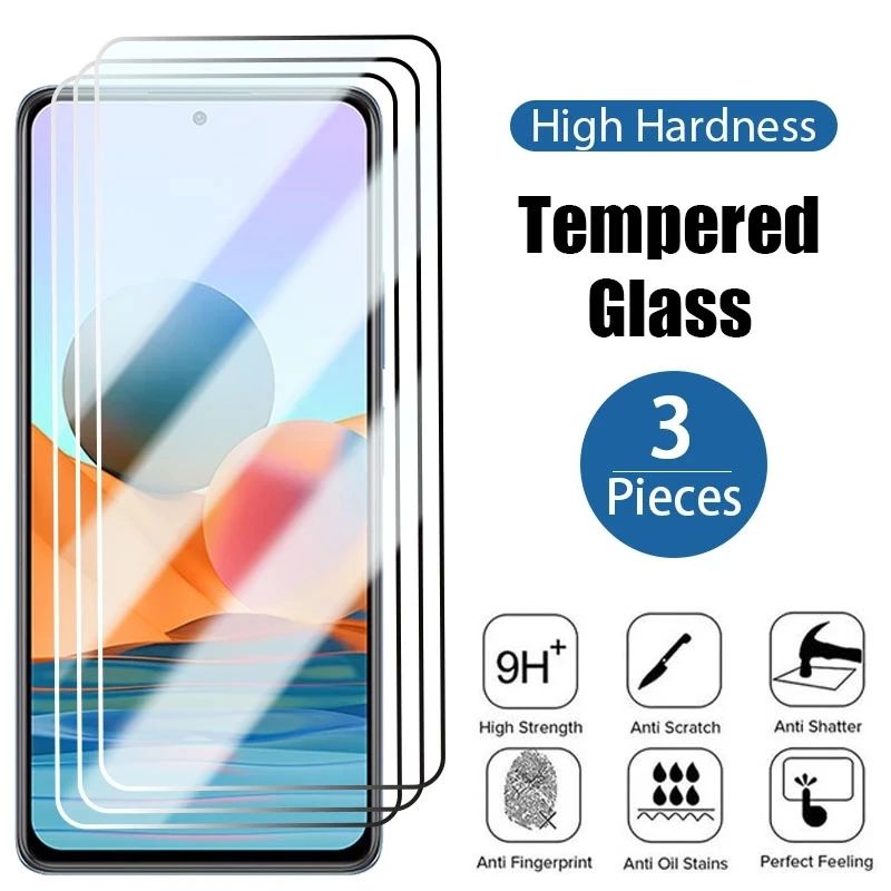 3Pcs Tempered Glass for Mi 10T Pro 9T A1 A2 A3 Lite Screen Protector for Mi 10 Lite 9 11 11i 8 SE 6