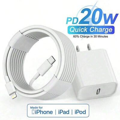 20W PD USB-C Power Adapter Quick Charger For iPhone 14 13 12 11 Pro Max USB Type C Wall Quick Chargi