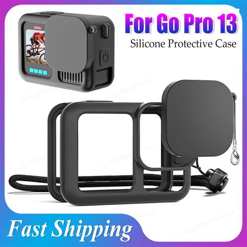 Silicone Case for GoPro 13 Protective Housing Cover with Len