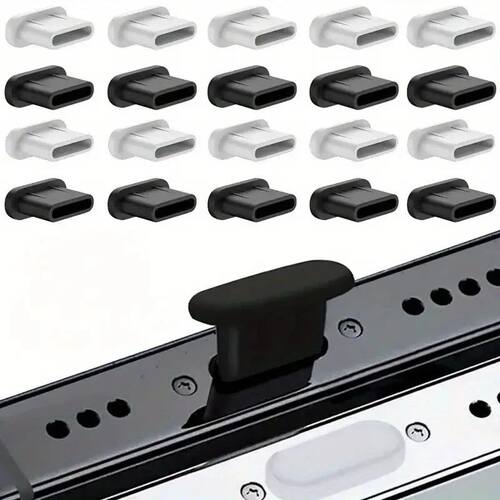 100pcs USB-C Charging Port Dust Plug - USB-C Phone and Table