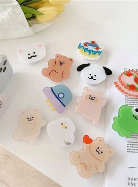 Korea Style Phone Holder Grip Tok Cute Bear Cat Dog Frog Kaw